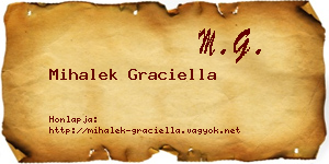Mihalek Graciella névjegykártya